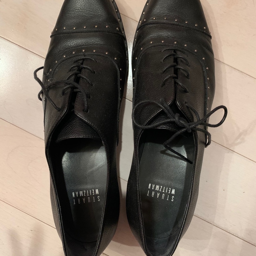 Stuart Weitzman Studded Loafers